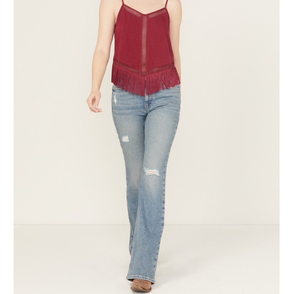 NWT Idyllwind Women's Arbor Medium Wash Outlaw High Rise Flare Jeans - Size 0/32